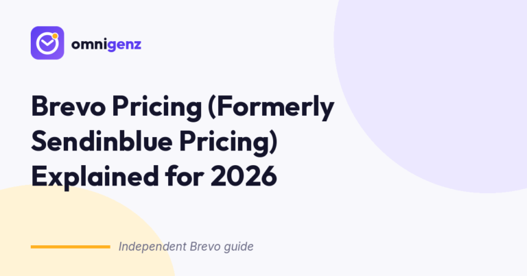Brevo Pricing (Formerly Sendinblue Pricing) Explained for 2026