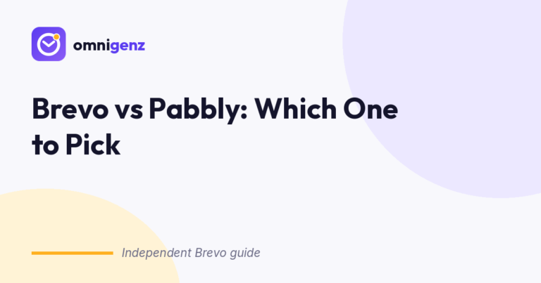 Brevo vs Pabbly: Which One to Pick
